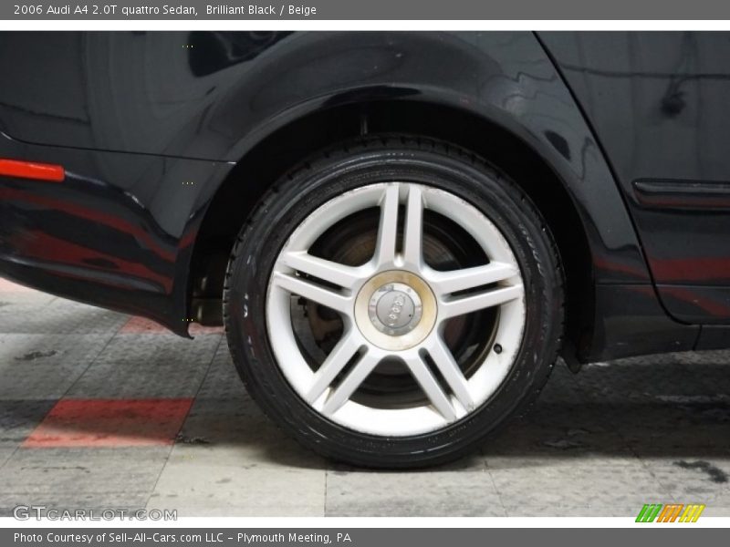 Brilliant Black / Beige 2006 Audi A4 2.0T quattro Sedan