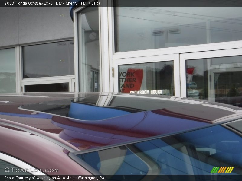 Dark Cherry Pearl / Beige 2013 Honda Odyssey EX-L