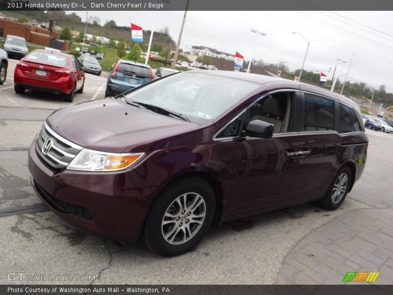 Dark Cherry Pearl / Beige 2013 Honda Odyssey EX-L