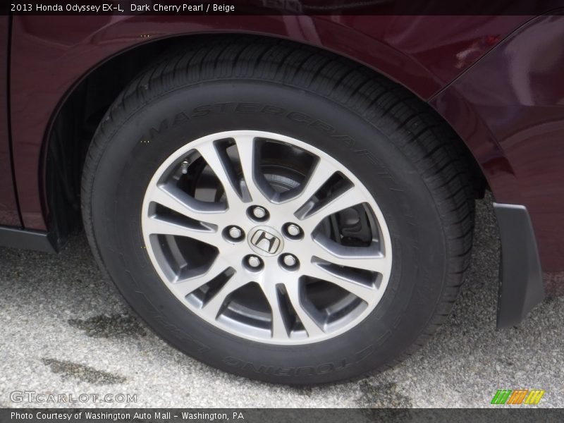 Dark Cherry Pearl / Beige 2013 Honda Odyssey EX-L