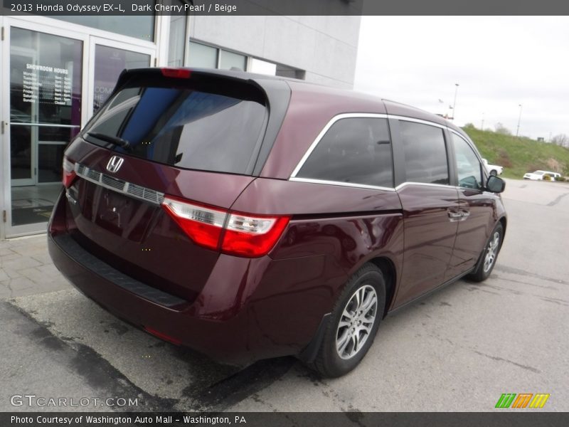 Dark Cherry Pearl / Beige 2013 Honda Odyssey EX-L