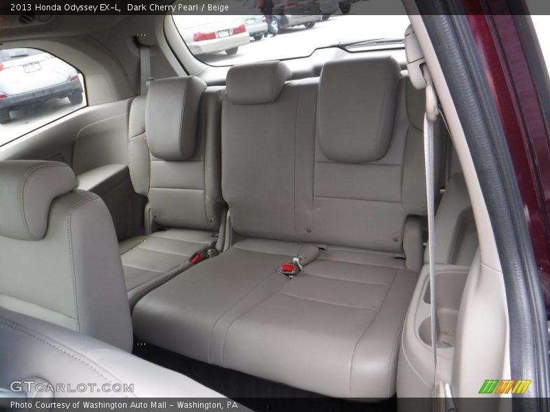 Dark Cherry Pearl / Beige 2013 Honda Odyssey EX-L