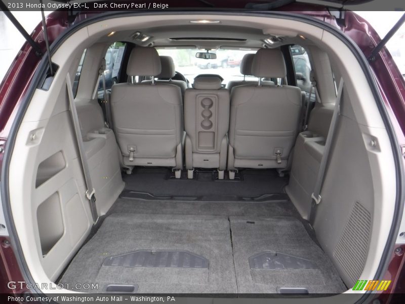 Dark Cherry Pearl / Beige 2013 Honda Odyssey EX-L
