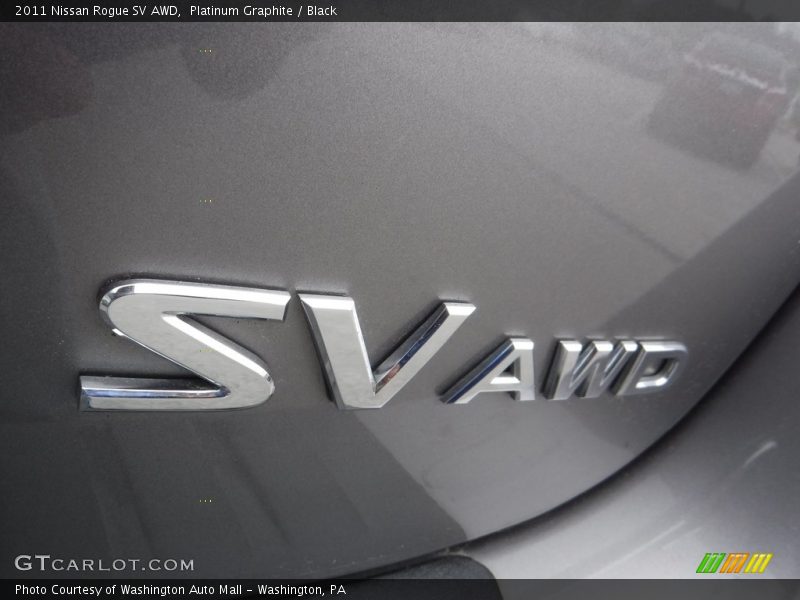 Platinum Graphite / Black 2011 Nissan Rogue SV AWD