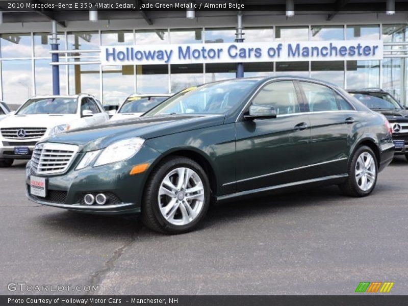 Jade Green Metallic / Almond Beige 2010 Mercedes-Benz E 350 4Matic Sedan