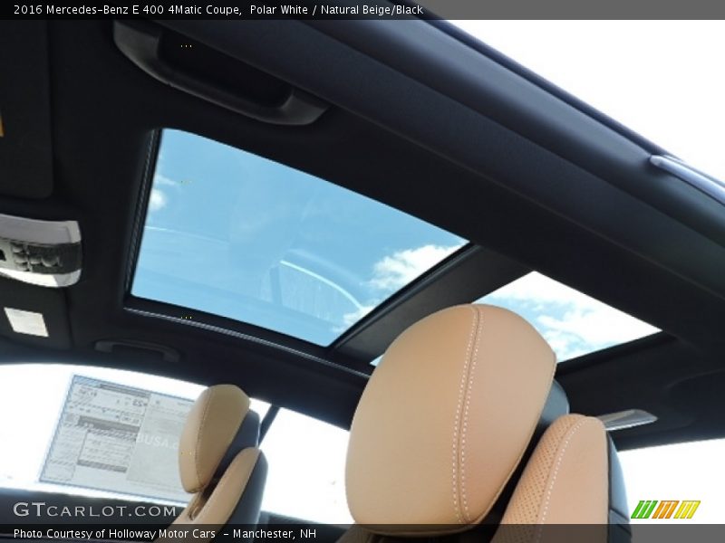 Sunroof of 2016 E 400 4Matic Coupe