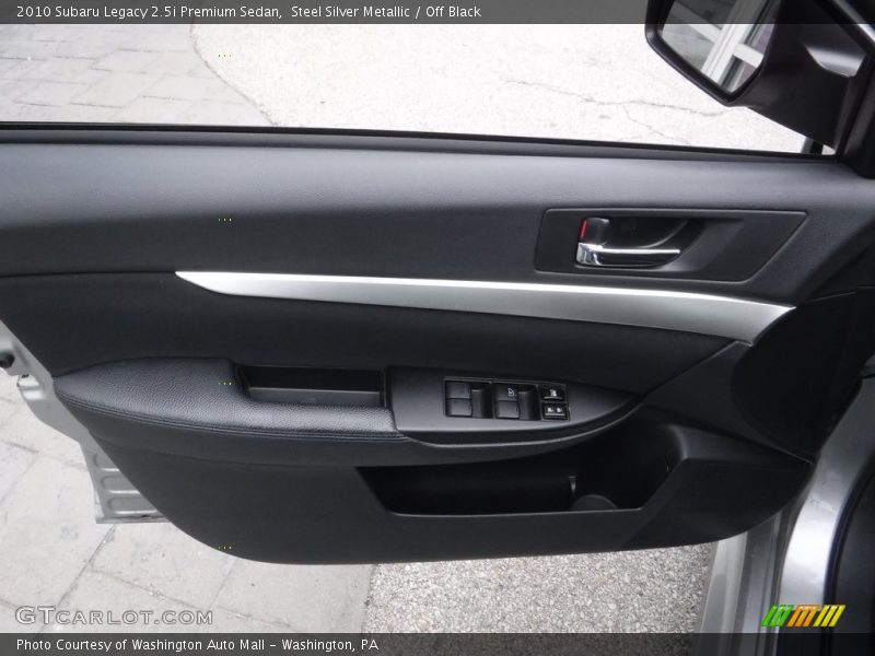 Steel Silver Metallic / Off Black 2010 Subaru Legacy 2.5i Premium Sedan