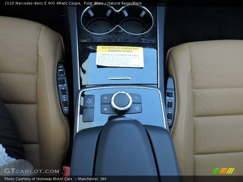 Controls of 2016 E 400 4Matic Coupe