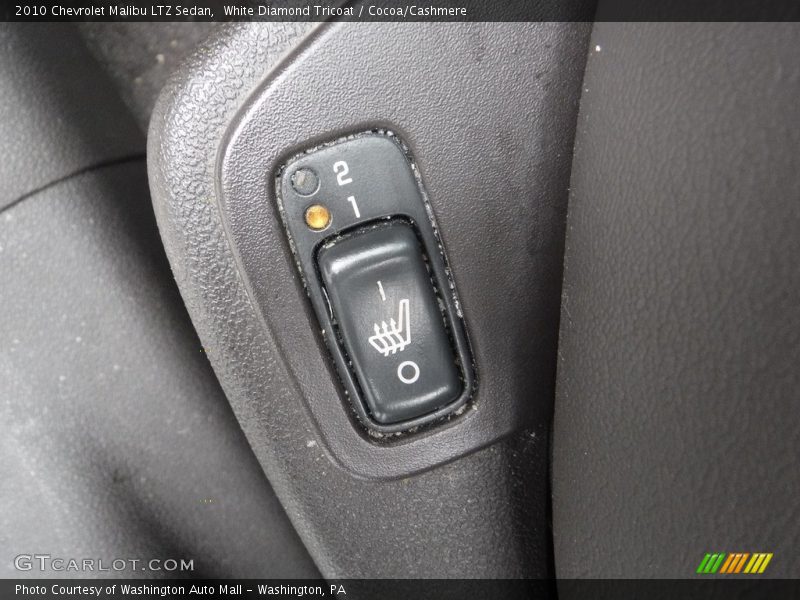 White Diamond Tricoat / Cocoa/Cashmere 2010 Chevrolet Malibu LTZ Sedan
