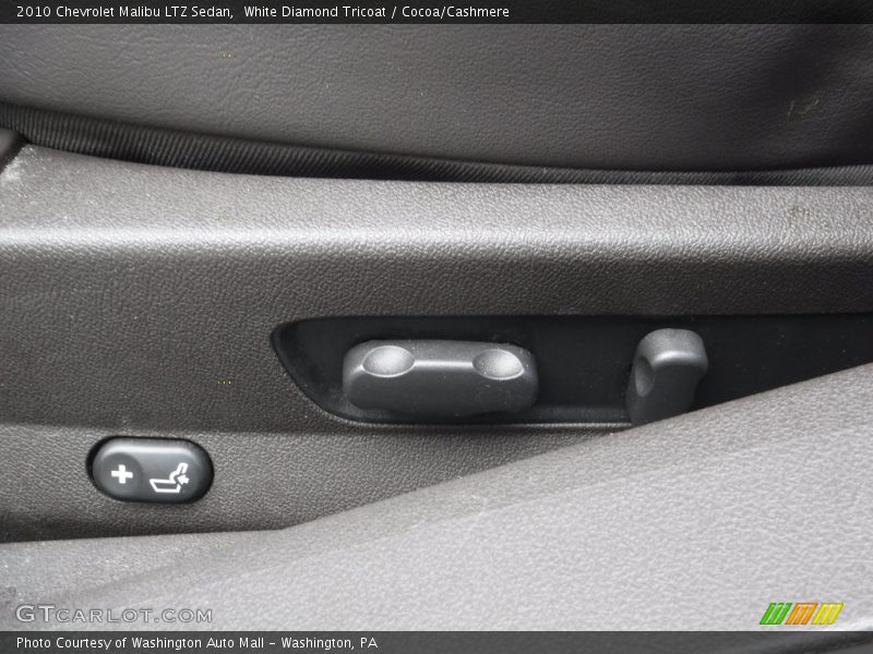 White Diamond Tricoat / Cocoa/Cashmere 2010 Chevrolet Malibu LTZ Sedan