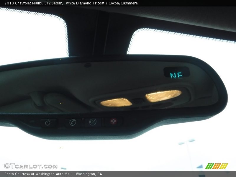 White Diamond Tricoat / Cocoa/Cashmere 2010 Chevrolet Malibu LTZ Sedan