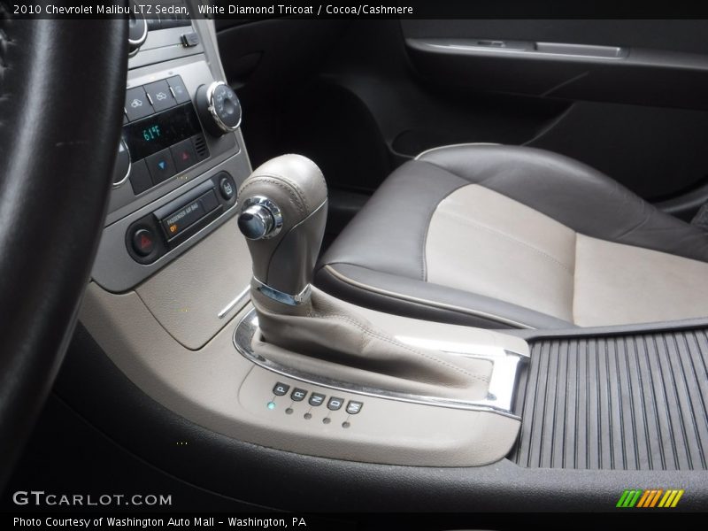 White Diamond Tricoat / Cocoa/Cashmere 2010 Chevrolet Malibu LTZ Sedan