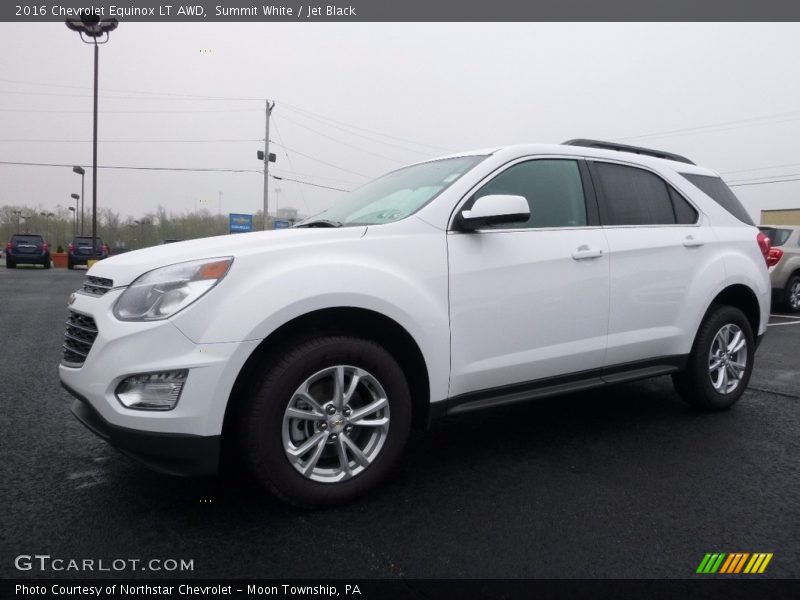 Summit White / Jet Black 2016 Chevrolet Equinox LT AWD
