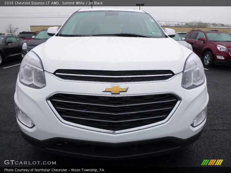 Summit White / Jet Black 2016 Chevrolet Equinox LT AWD