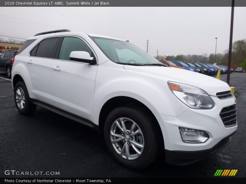 Summit White / Jet Black 2016 Chevrolet Equinox LT AWD