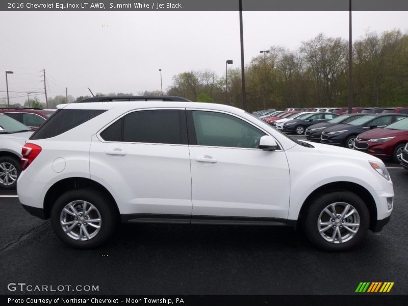 Summit White / Jet Black 2016 Chevrolet Equinox LT AWD