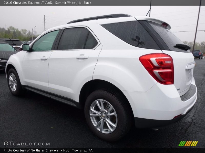 Summit White / Jet Black 2016 Chevrolet Equinox LT AWD