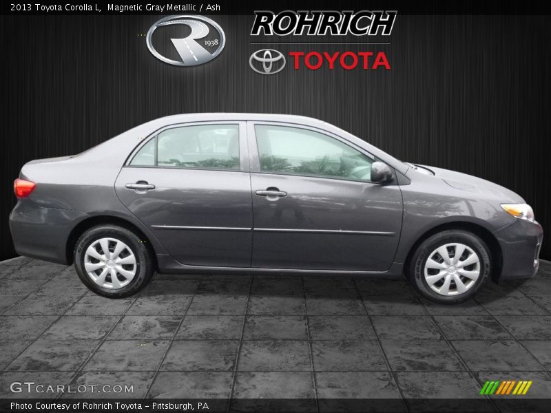Magnetic Gray Metallic / Ash 2013 Toyota Corolla L