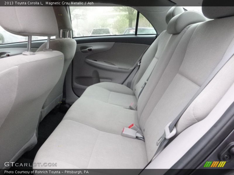 Magnetic Gray Metallic / Ash 2013 Toyota Corolla L