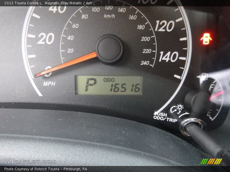 Magnetic Gray Metallic / Ash 2013 Toyota Corolla L