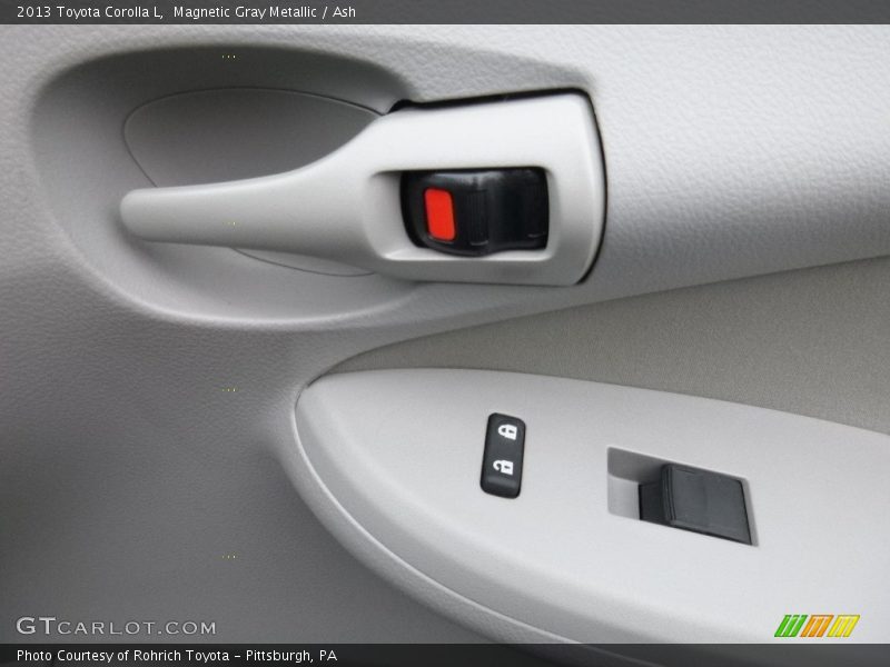 Magnetic Gray Metallic / Ash 2013 Toyota Corolla L