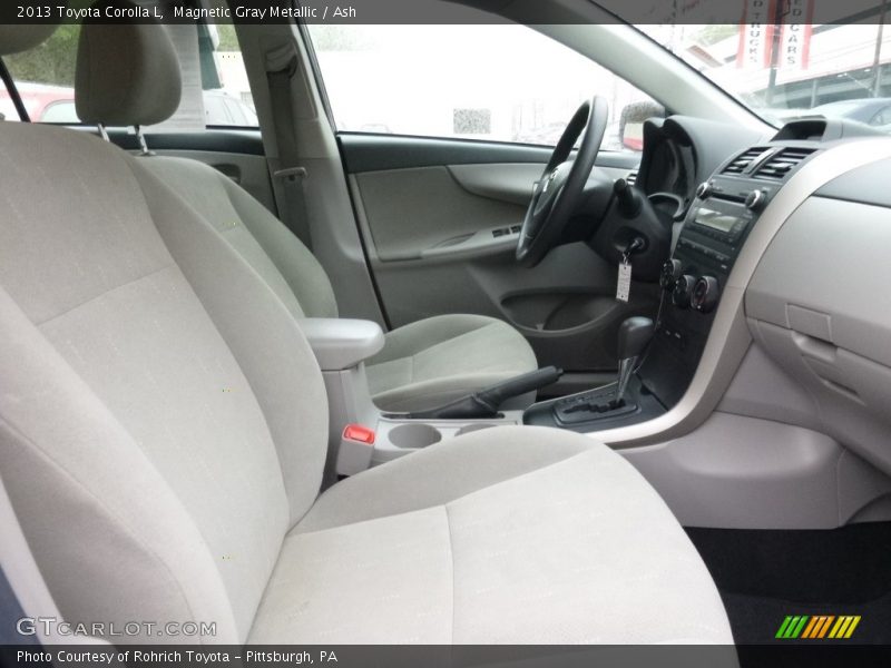 Magnetic Gray Metallic / Ash 2013 Toyota Corolla L