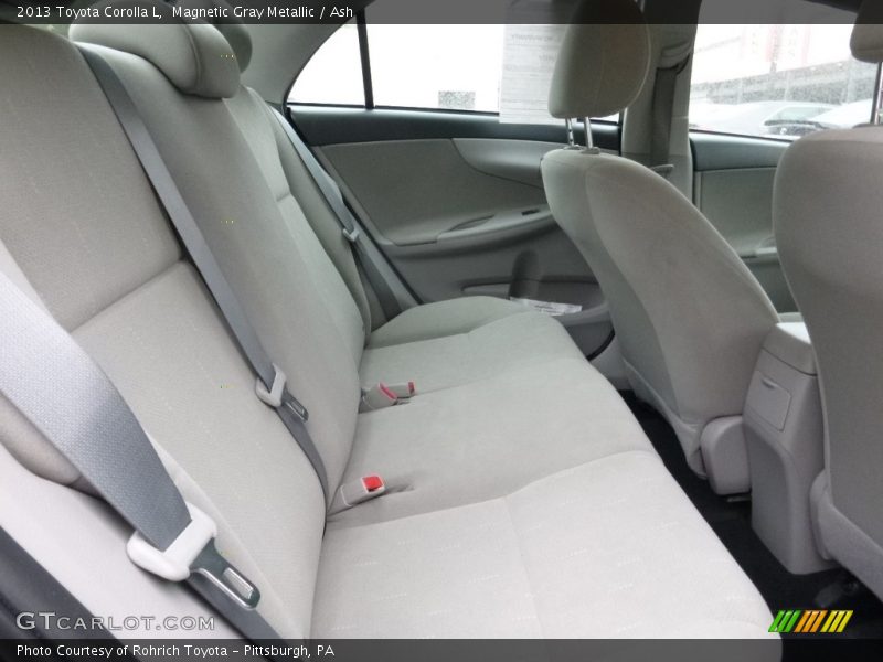 Magnetic Gray Metallic / Ash 2013 Toyota Corolla L
