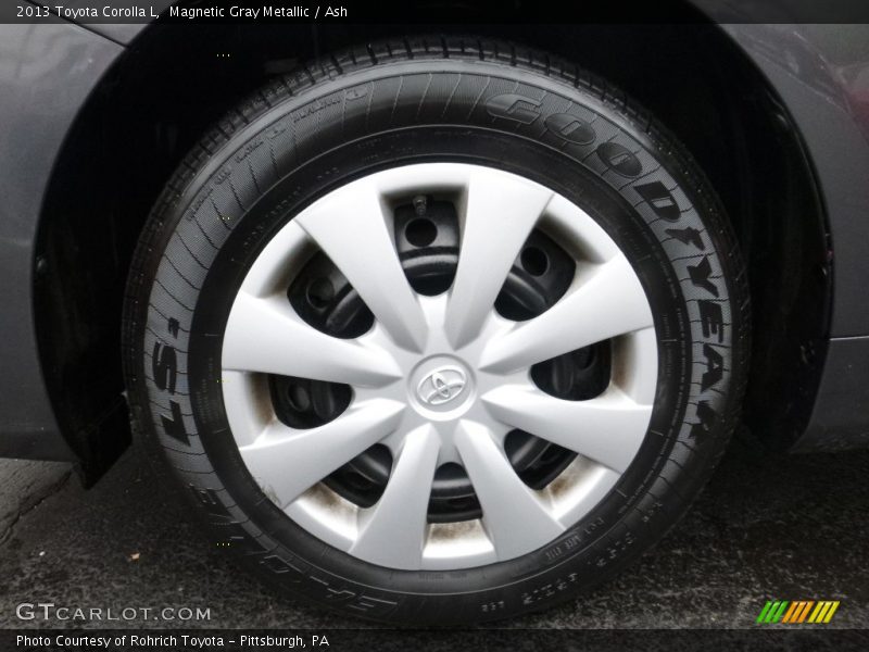 Magnetic Gray Metallic / Ash 2013 Toyota Corolla L