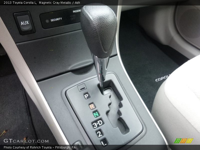 Magnetic Gray Metallic / Ash 2013 Toyota Corolla L