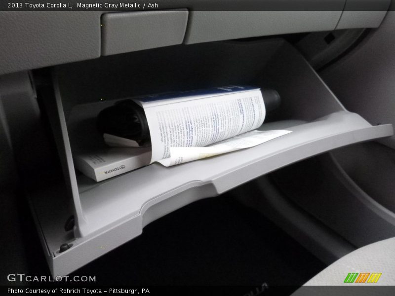 Magnetic Gray Metallic / Ash 2013 Toyota Corolla L
