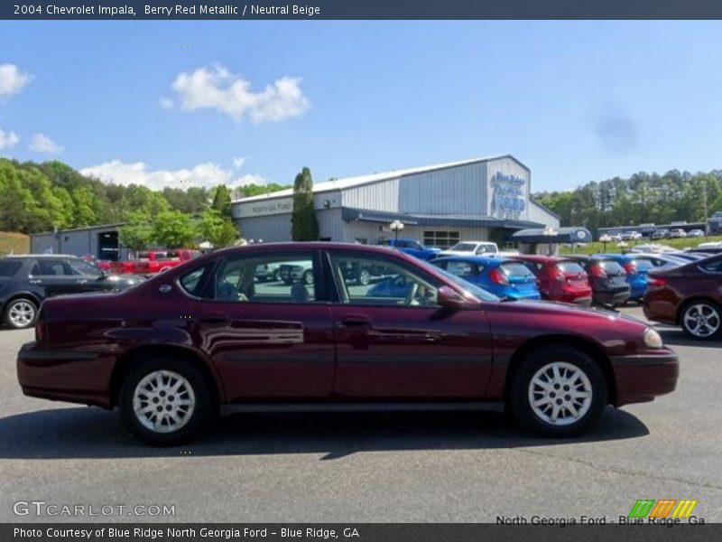 Berry Red Metallic / Neutral Beige 2004 Chevrolet Impala