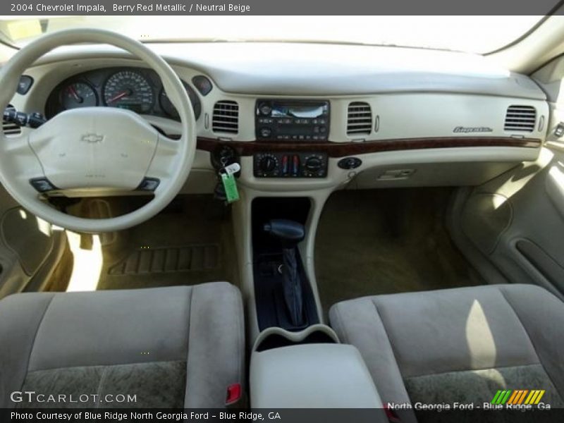 Berry Red Metallic / Neutral Beige 2004 Chevrolet Impala