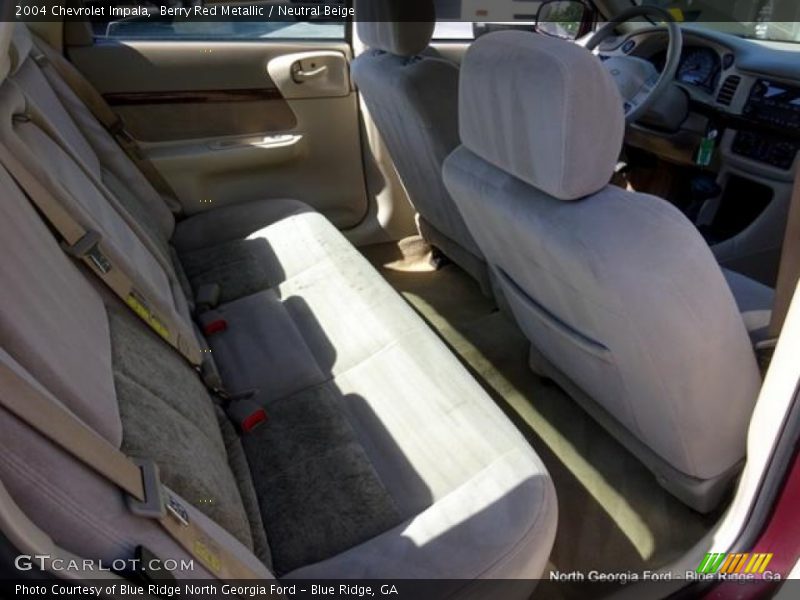 Berry Red Metallic / Neutral Beige 2004 Chevrolet Impala