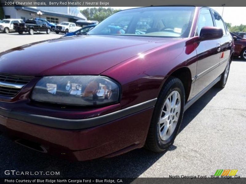 Berry Red Metallic / Neutral Beige 2004 Chevrolet Impala