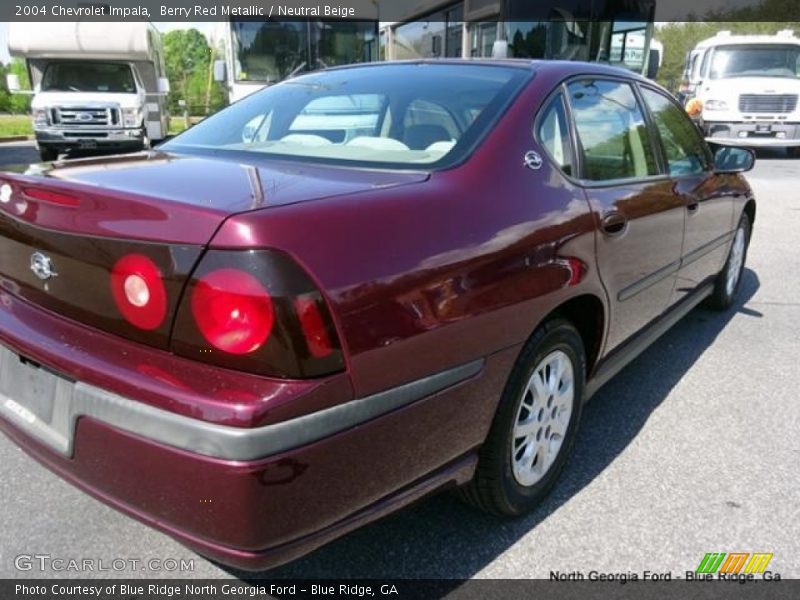 Berry Red Metallic / Neutral Beige 2004 Chevrolet Impala