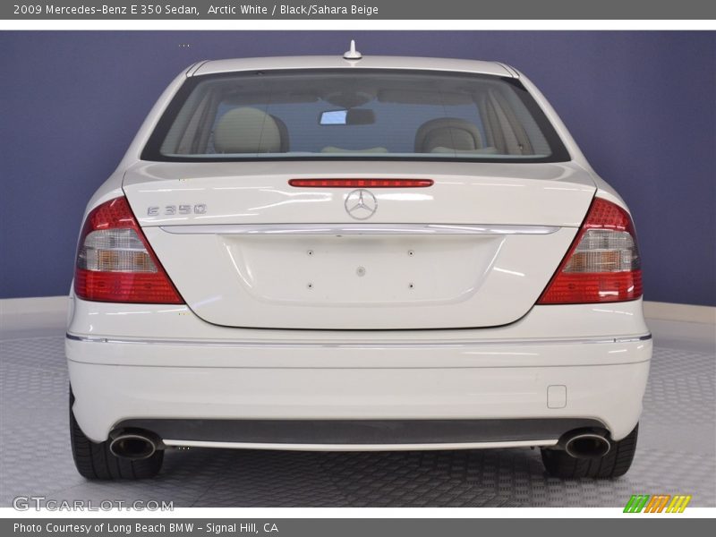 Arctic White / Black/Sahara Beige 2009 Mercedes-Benz E 350 Sedan