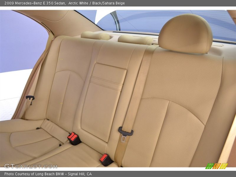 Arctic White / Black/Sahara Beige 2009 Mercedes-Benz E 350 Sedan