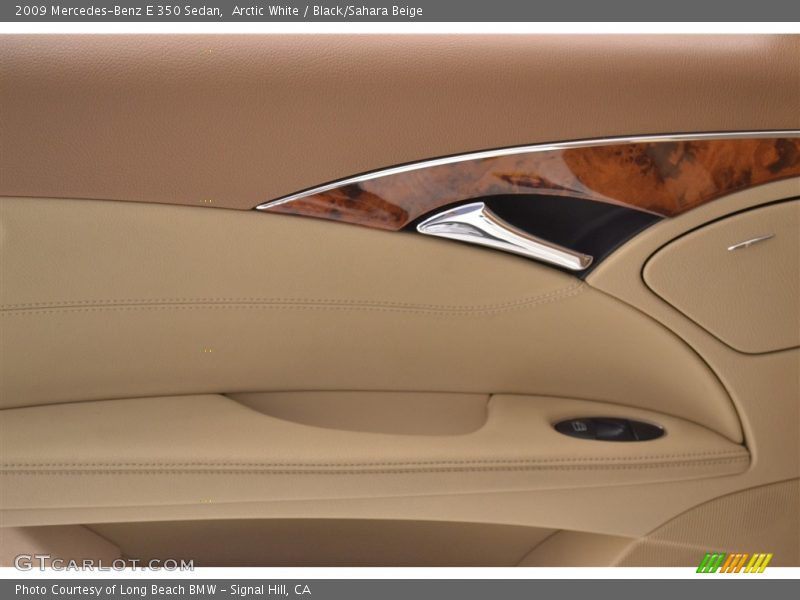 Arctic White / Black/Sahara Beige 2009 Mercedes-Benz E 350 Sedan