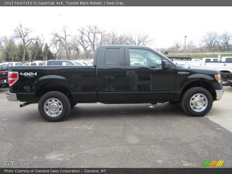 Tuxedo Black Metallic / Steel Gray 2013 Ford F150 XL SuperCab 4x4