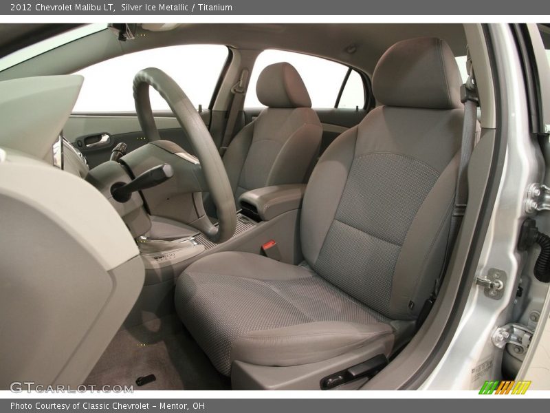 Silver Ice Metallic / Titanium 2012 Chevrolet Malibu LT