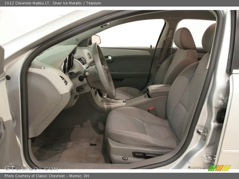 Silver Ice Metallic / Titanium 2012 Chevrolet Malibu LT