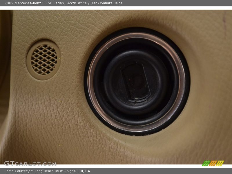 Arctic White / Black/Sahara Beige 2009 Mercedes-Benz E 350 Sedan