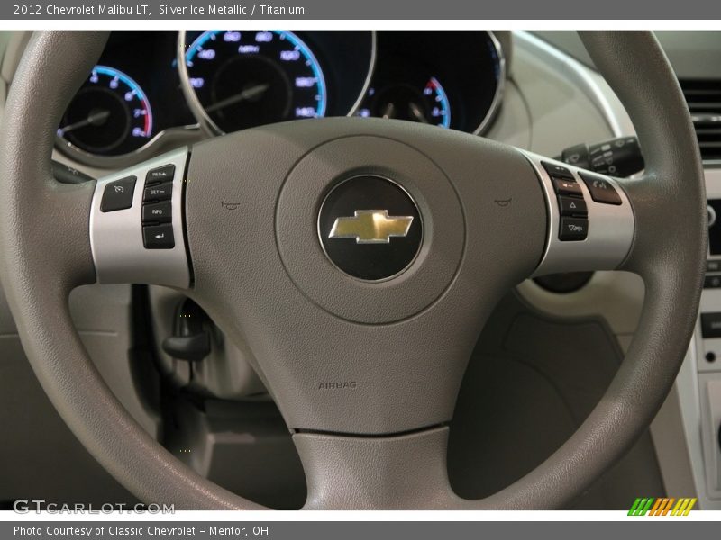 Silver Ice Metallic / Titanium 2012 Chevrolet Malibu LT