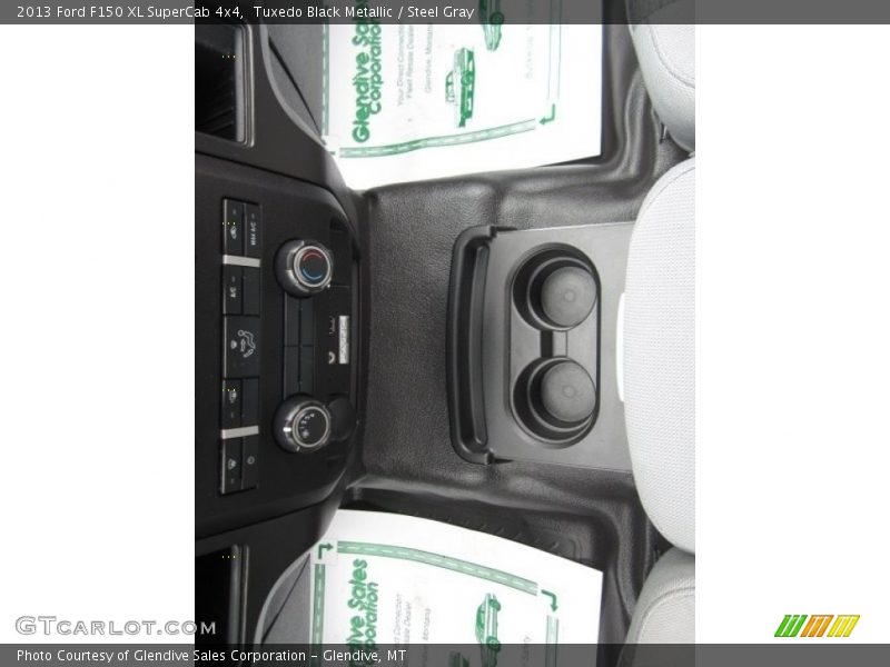 Tuxedo Black Metallic / Steel Gray 2013 Ford F150 XL SuperCab 4x4