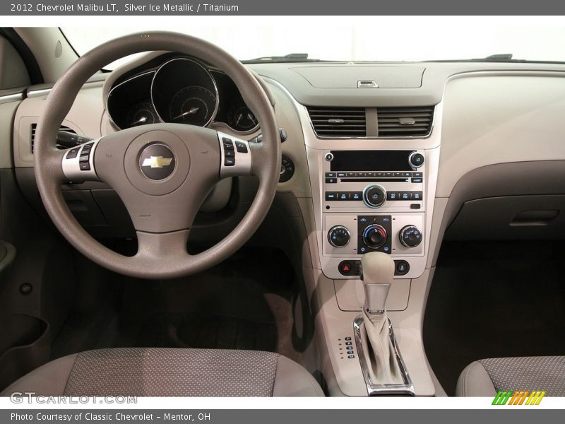 Silver Ice Metallic / Titanium 2012 Chevrolet Malibu LT