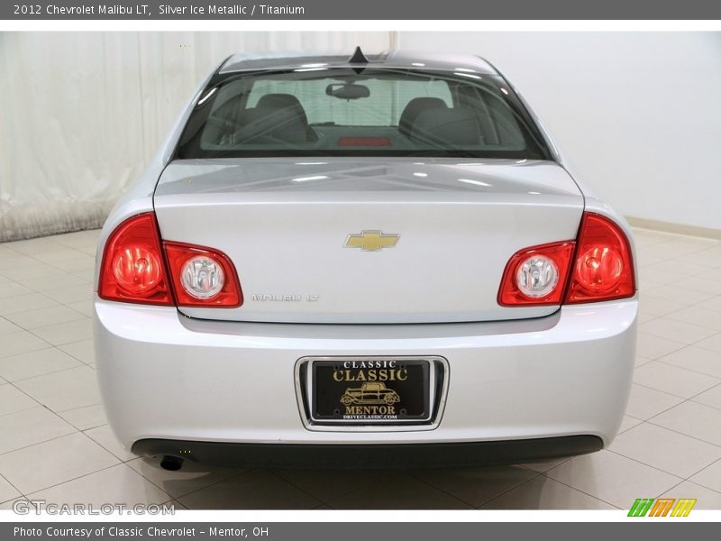 Silver Ice Metallic / Titanium 2012 Chevrolet Malibu LT