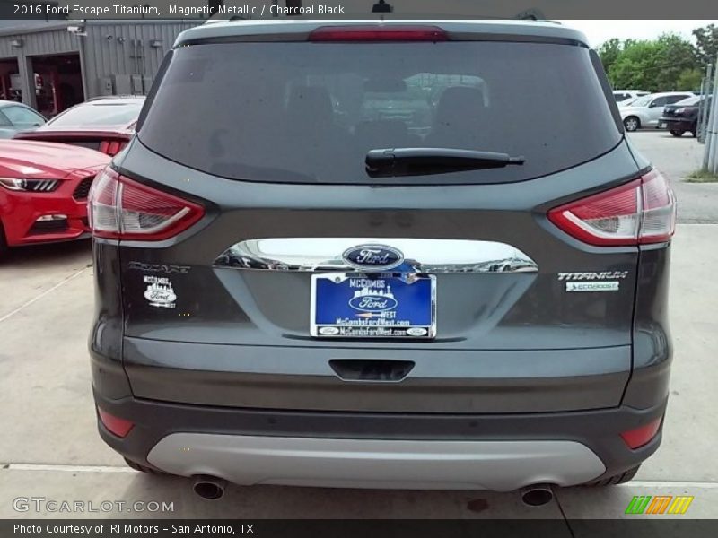 Magnetic Metallic / Charcoal Black 2016 Ford Escape Titanium