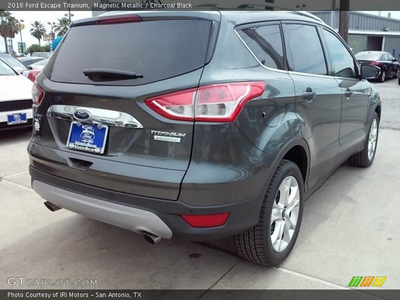 Magnetic Metallic / Charcoal Black 2016 Ford Escape Titanium