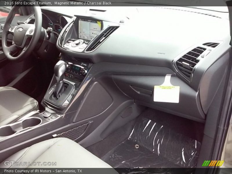 Magnetic Metallic / Charcoal Black 2016 Ford Escape Titanium