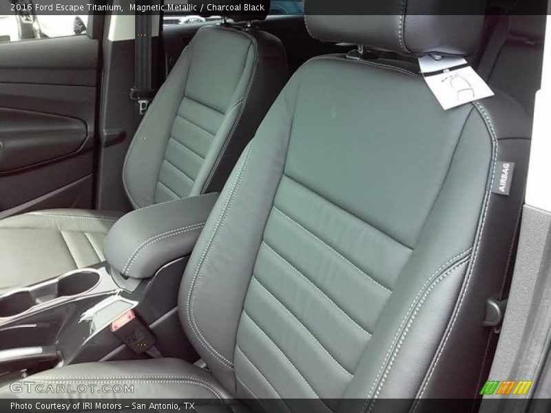 Magnetic Metallic / Charcoal Black 2016 Ford Escape Titanium